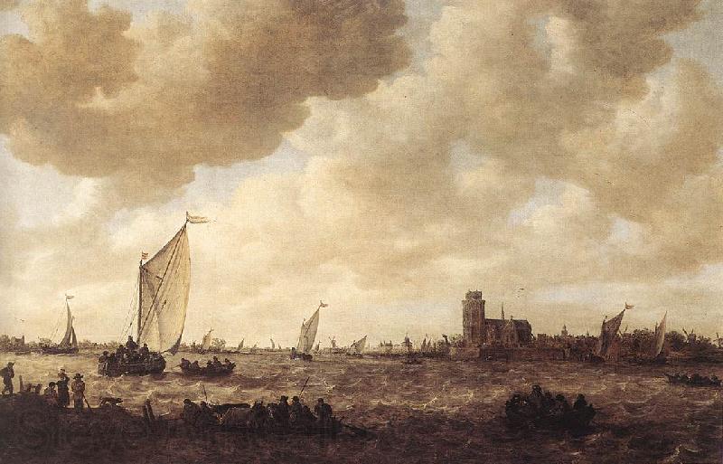 GOYEN, Jan van View of Dordrecht dg